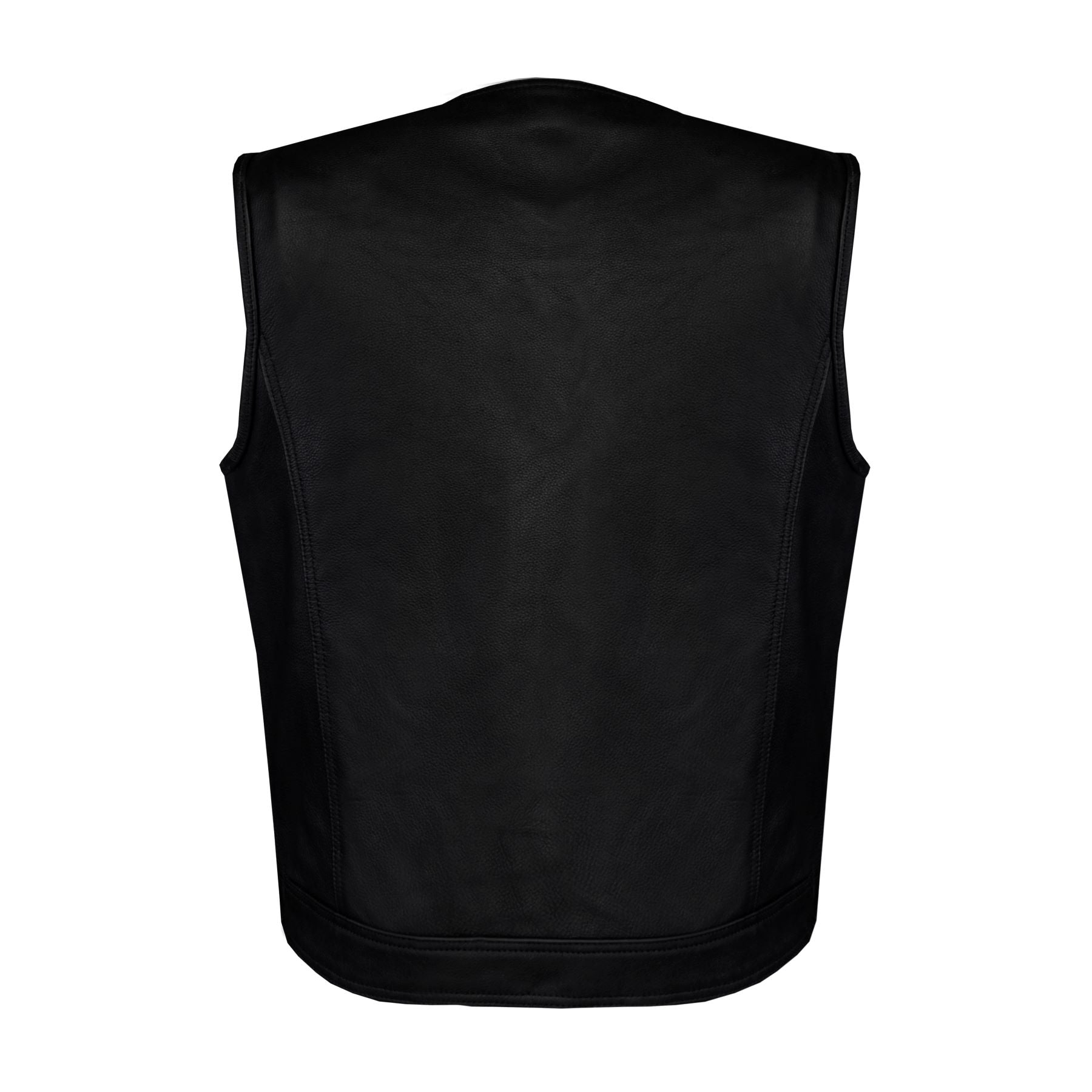 Dream Apparel Mens Motorcycle Collarless CLUB VEST® with
